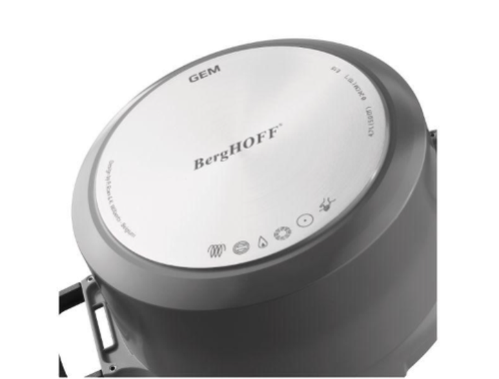 BergHOFF GEM 11" Stay-Cool Two-Handled Sauté Pan  Grey